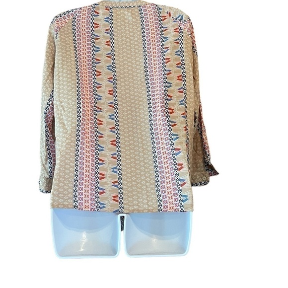 Anthropologie Maeve Button Front Blouse - Picture 3 of 5